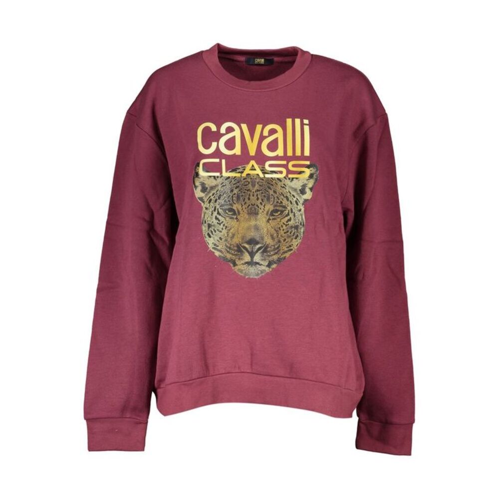 Cavalli Class Purple Cotton Women Women's Sweater